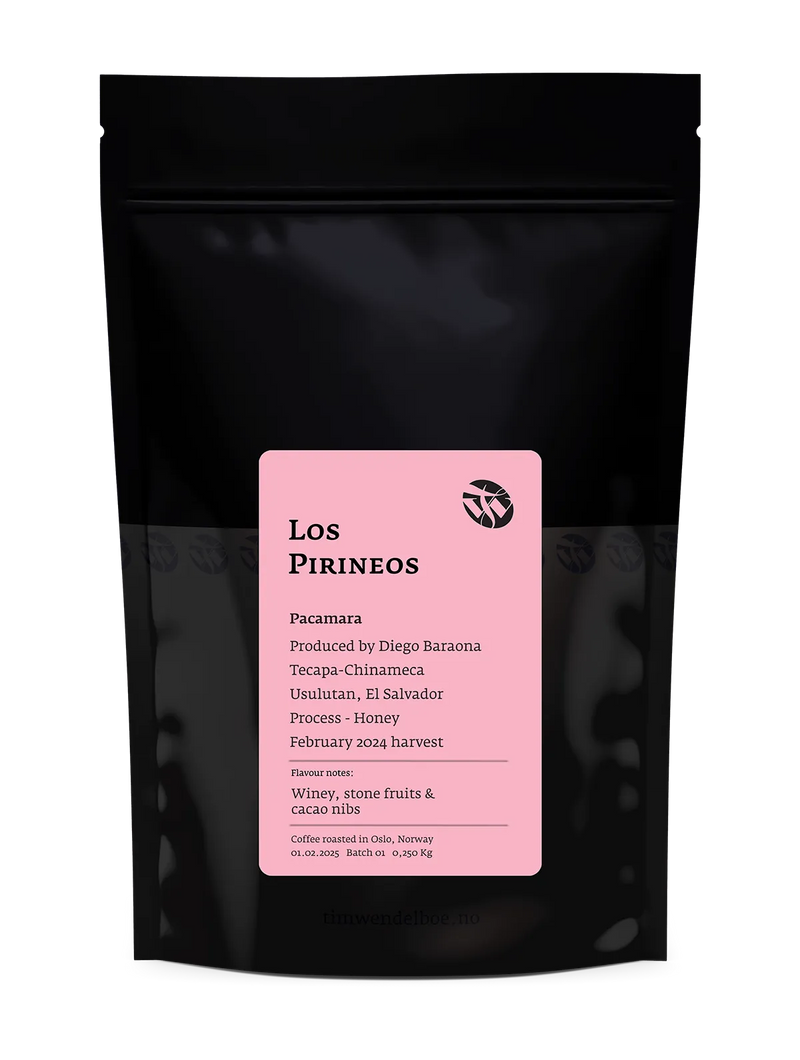 El Salvador Los Pirineos Pacamara – Honey Processed