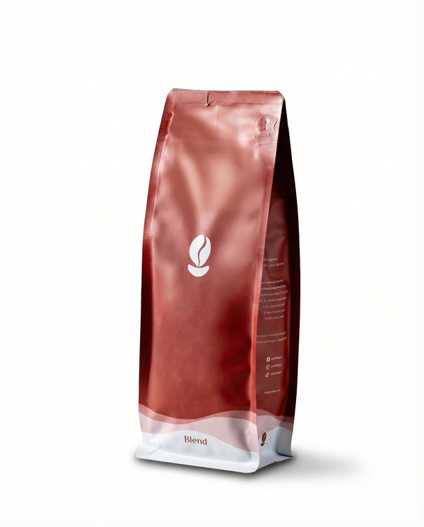 Malaysia Johor Batu Pahat Bagan - Honey Processed Liberica — Bean Shipper bag on white background