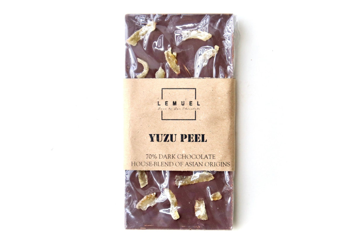 Yuzu Peel Inclusion - 70% Dark Chocolate - Bean Shipper