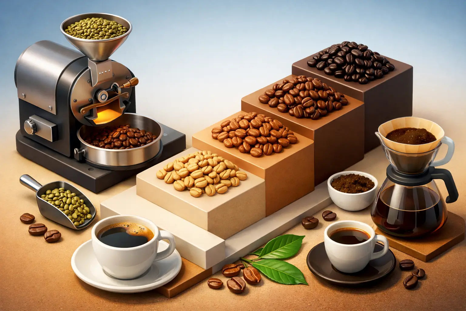 A Guide to Coffee Roast Levels for Better Brews