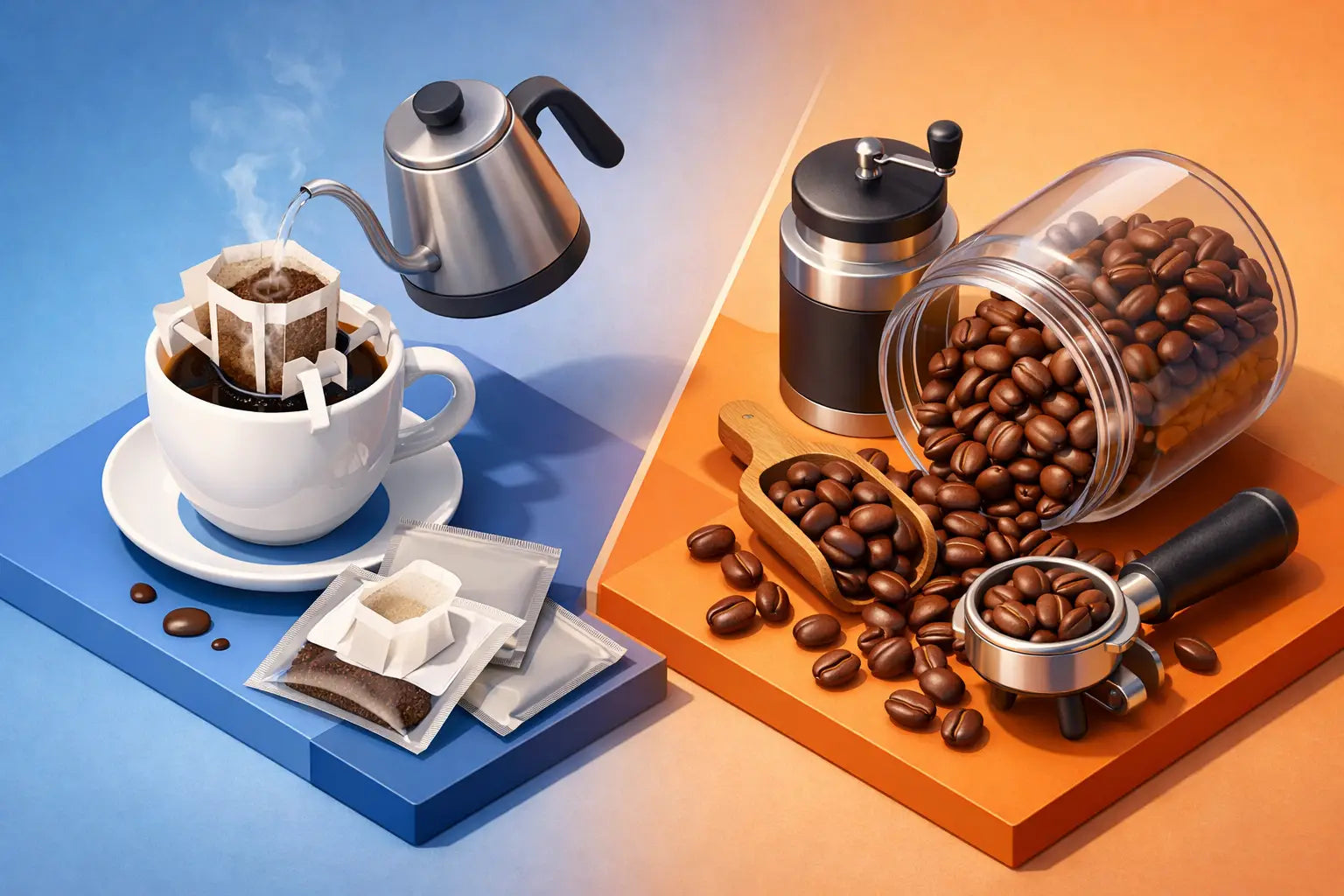 Drip Packs vs Coffee Beans: Which Suits You?