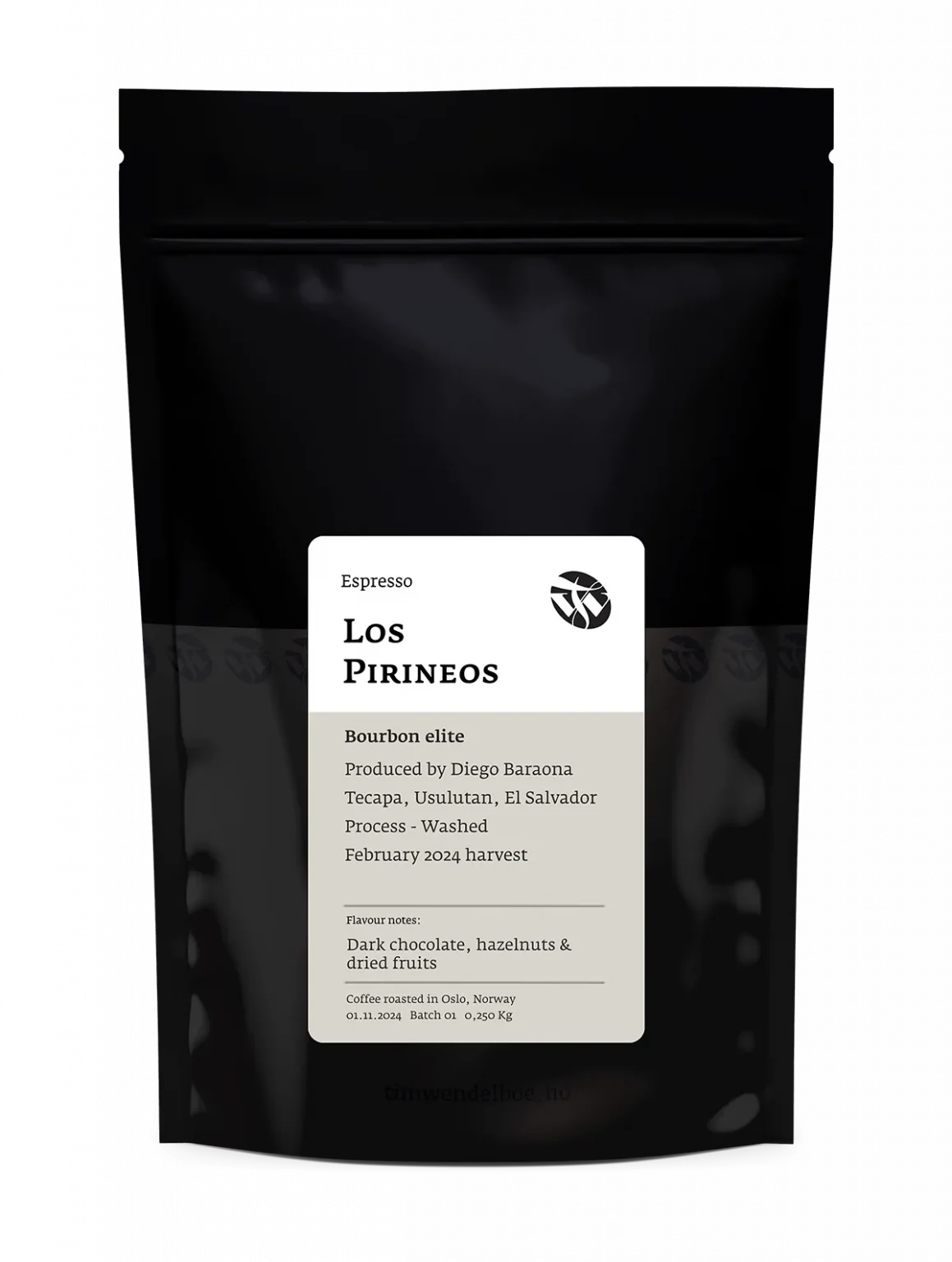 El Salvador Los Pirineos Bourbon Espresso
