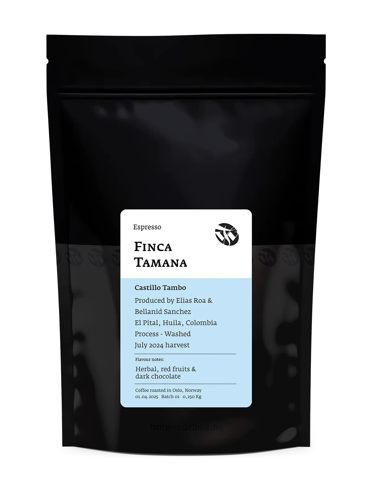 Bean Shipper Colombia Finca Tamana Castillo single origin espresso coffee beans bag