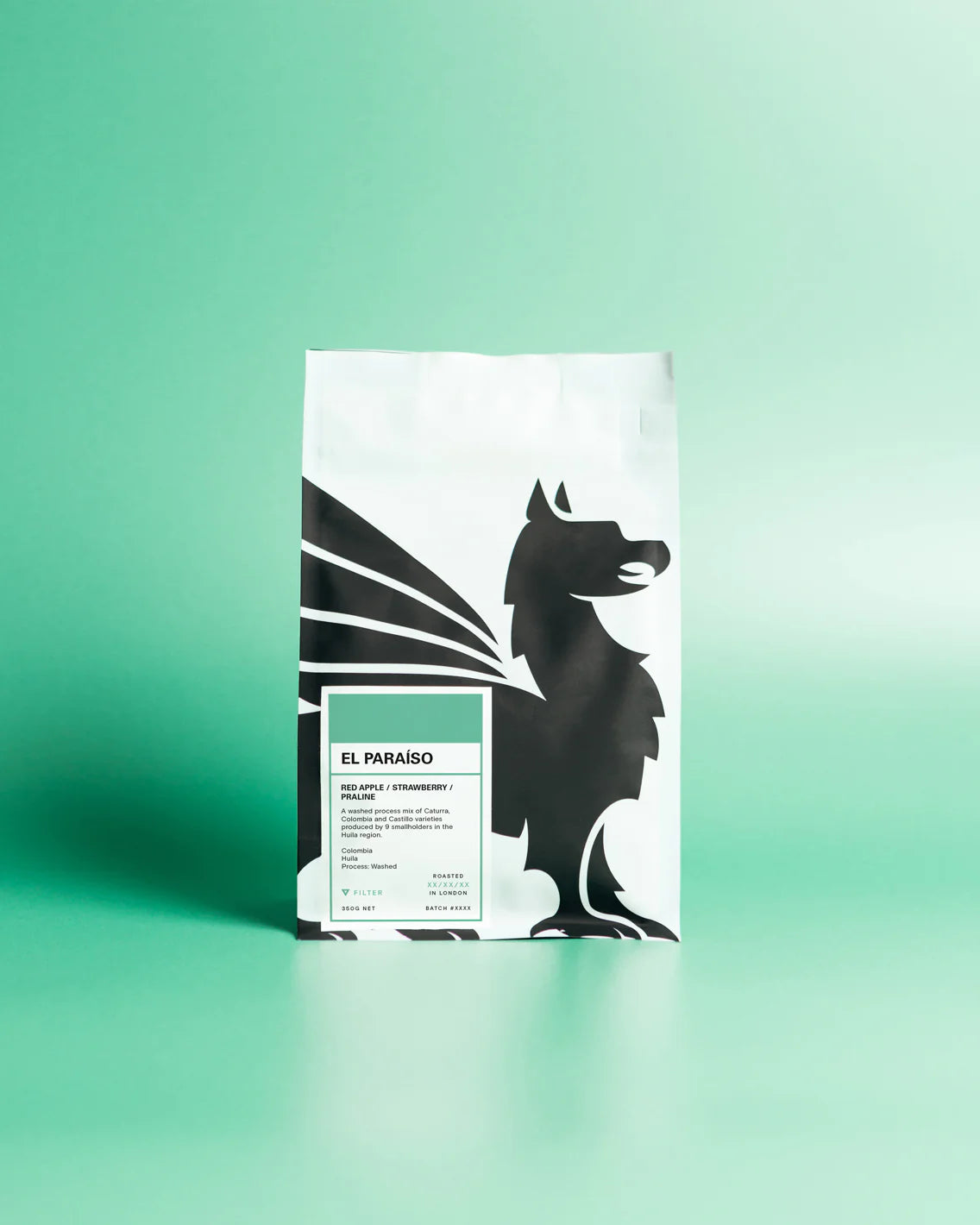 Bean Shipper Colombia El Paraiso single origin coffee beans 350g bag