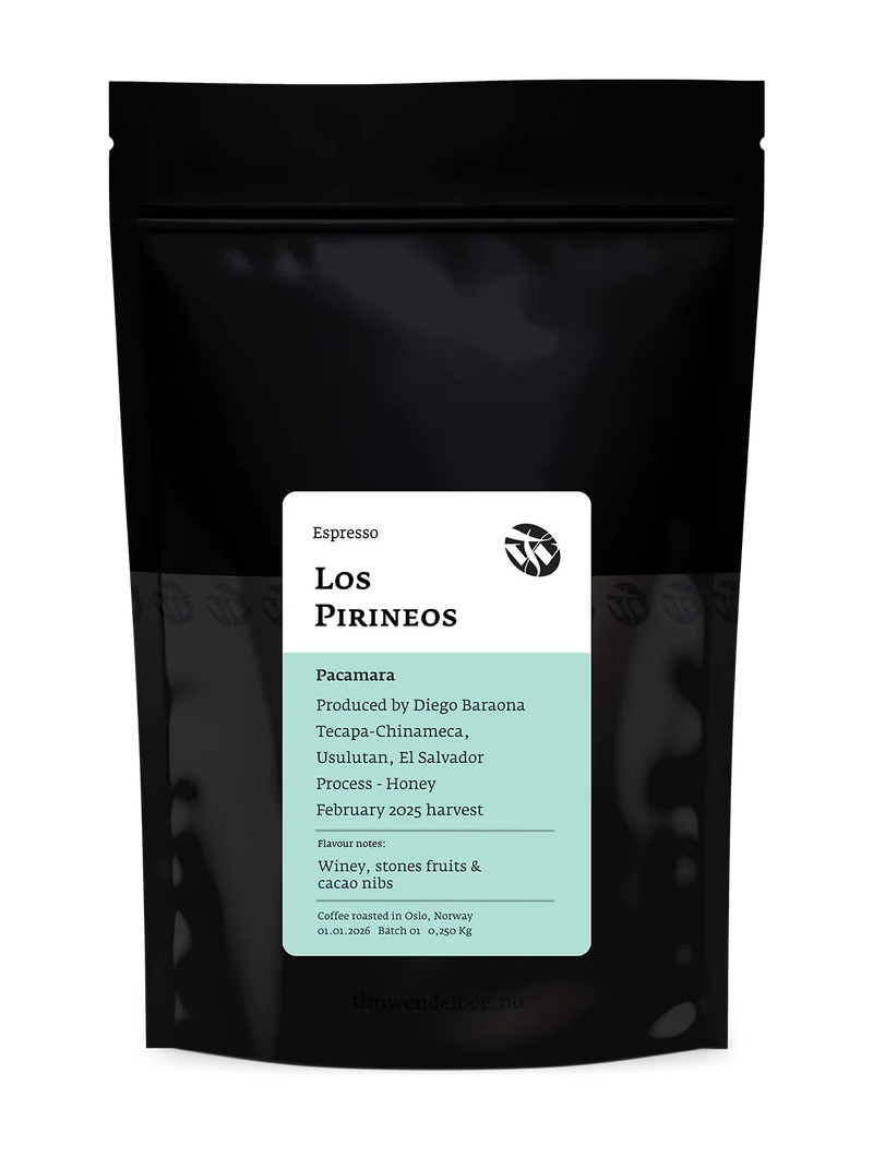 Los Pirineos Pacamara Espresso — Honey Process