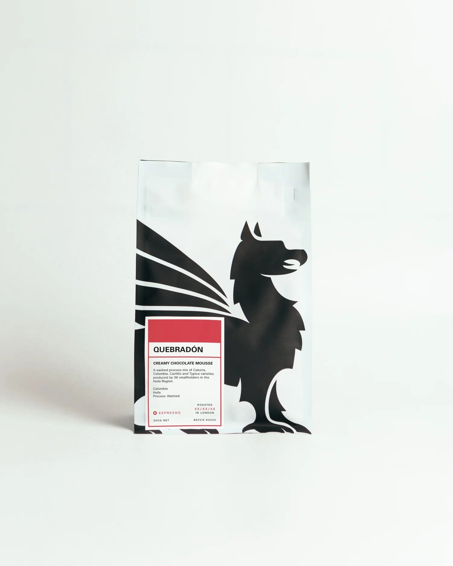 Bean Shipper Colombia Quebradón Espresso single origin coffee beans bag, washed Huila Colombia