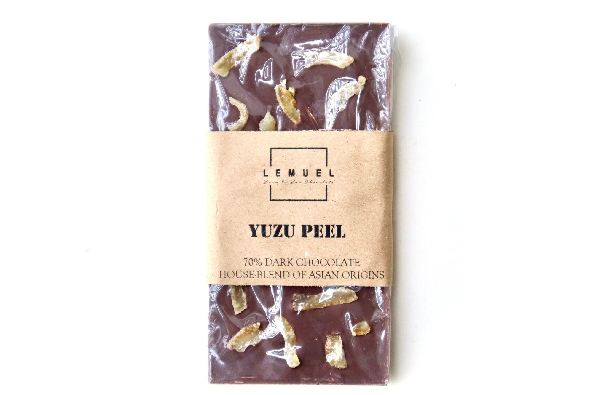 Yuzu Peel Inclusion - 70% Dark Chocolate - Bean Shipper