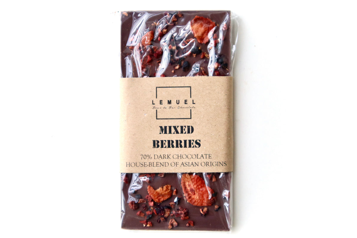 Mixed Berries Inclusion - 70% Dark Chocolate
